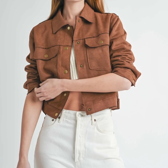 Xania Suede Jacket - Picture 2 of 12